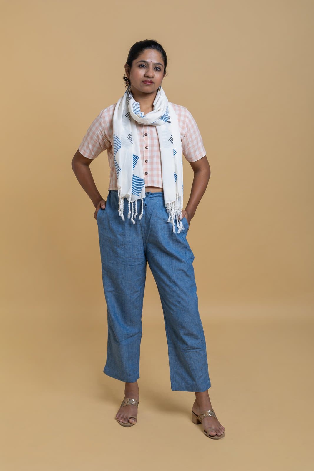 Straight-cut Pant - Light Indigo